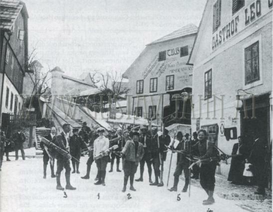 Mitterndorf im Winter 1906 1907 mit Gustav Jahn und Mizzi Langer Kauba